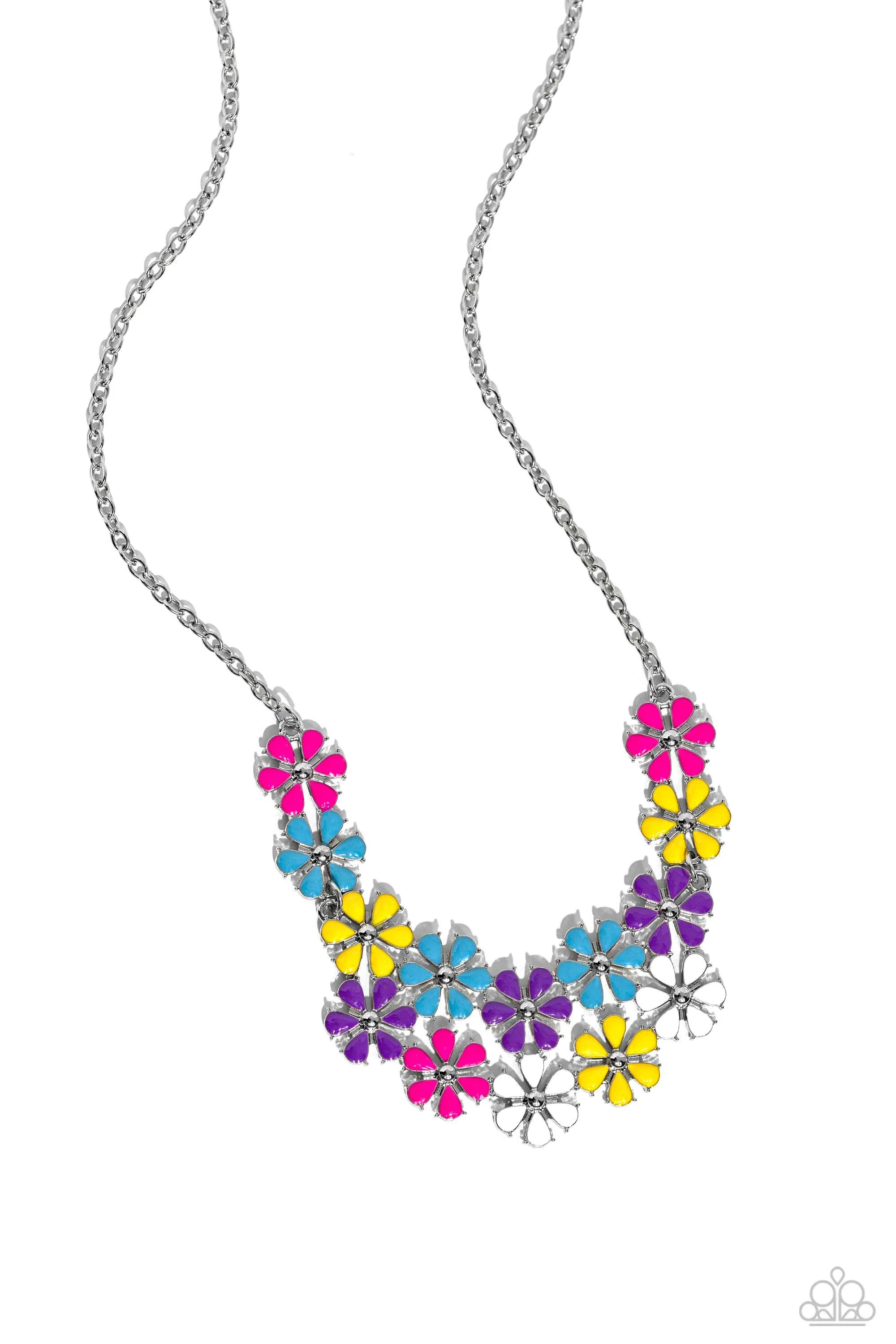 Paparazzi Floral Fever Necklace Multi & Floral Fair Bracelet Multi