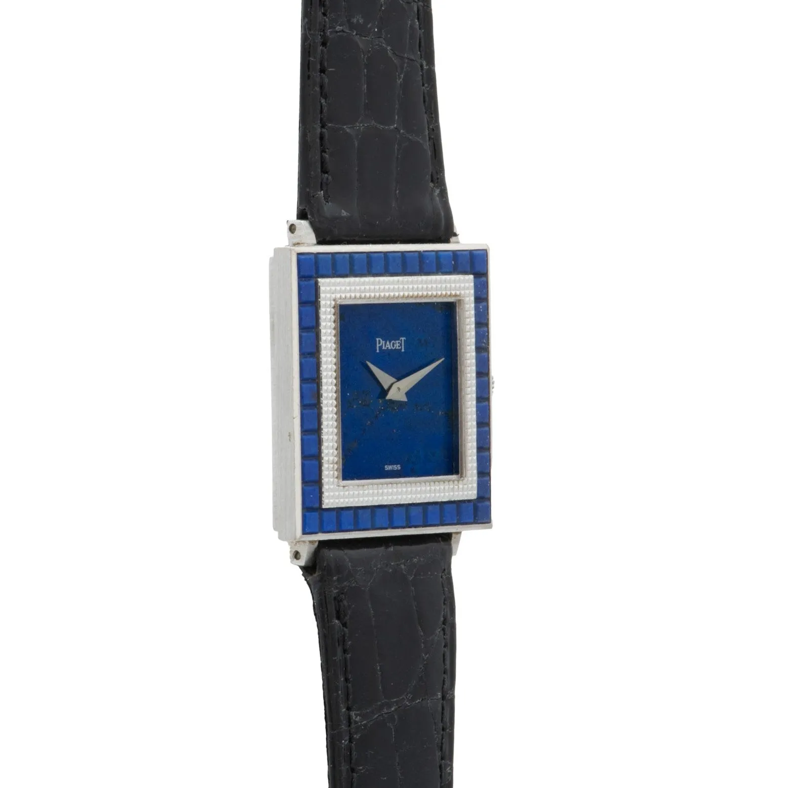 Piaget White Gold Lapis Dress Watch