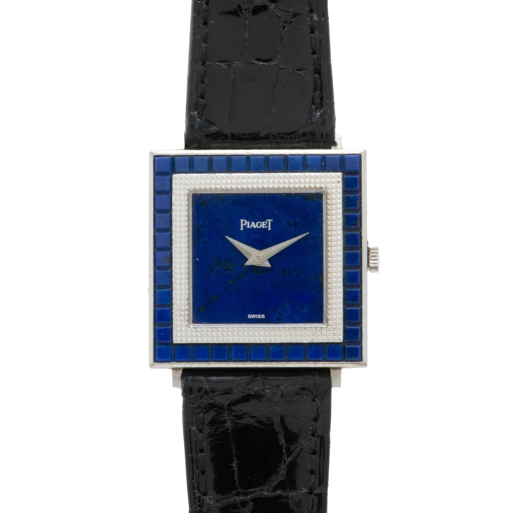 Piaget White Gold Lapis Dress Watch