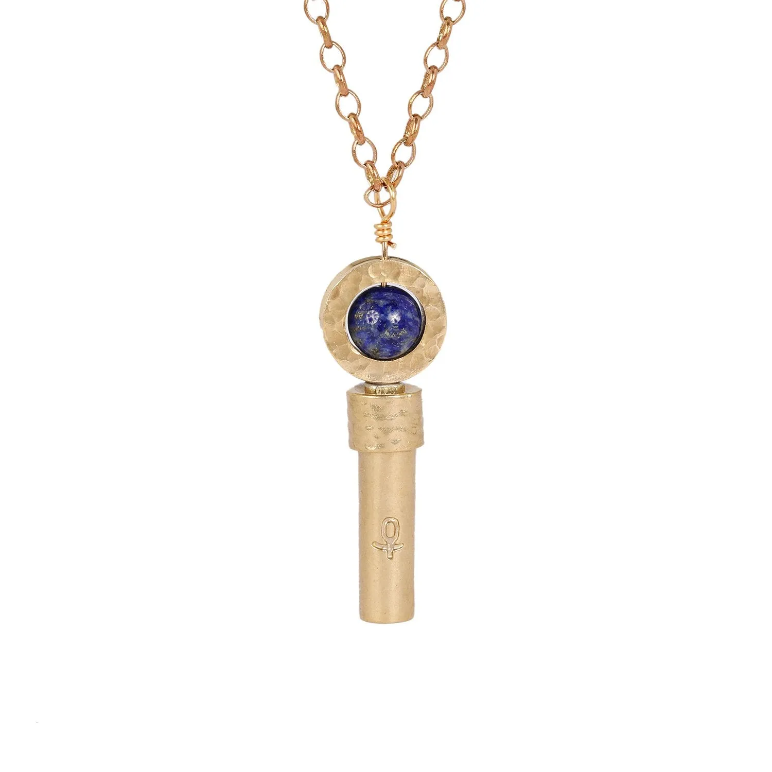 Polished Lapis Lazuli Intention Necklace