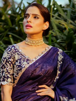 Priya Bapat In Flower Moti Choker