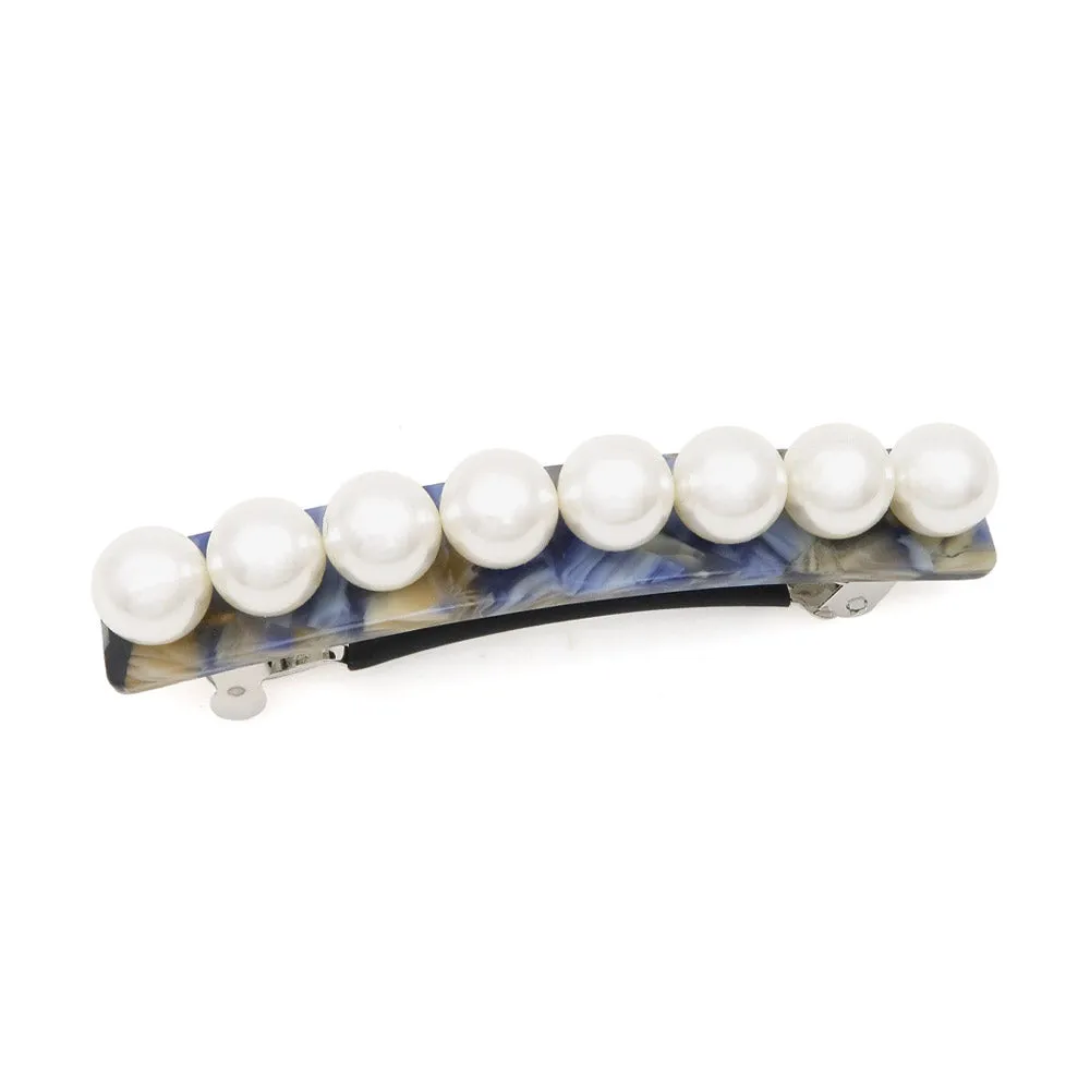 Rectangle Pearl Barrette