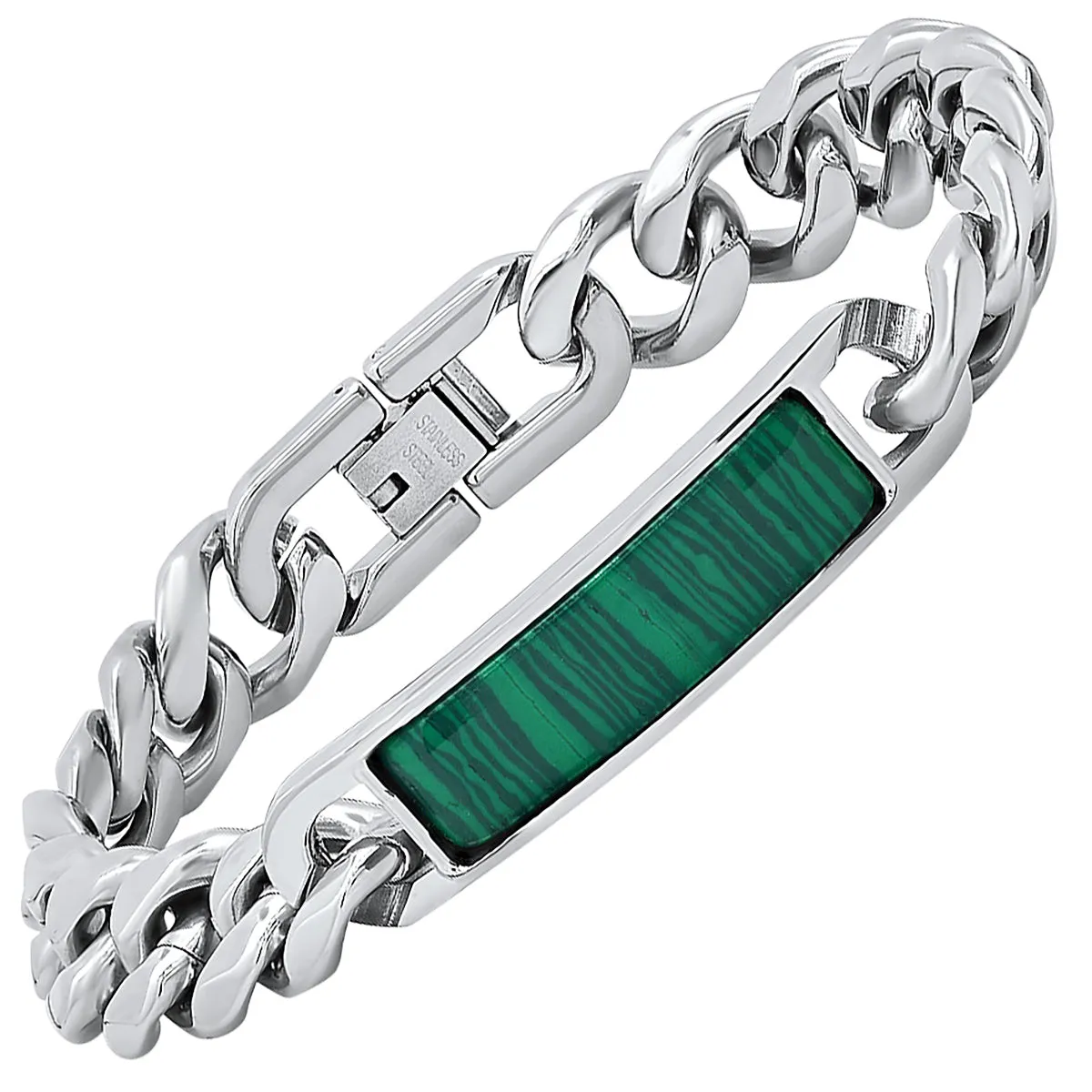 Rock Bar ID Chain Link Bracelet