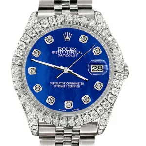 Rolex Datejust   Diamond Bezel/Lugs/Royal Blue MOP  TFJ-142508591