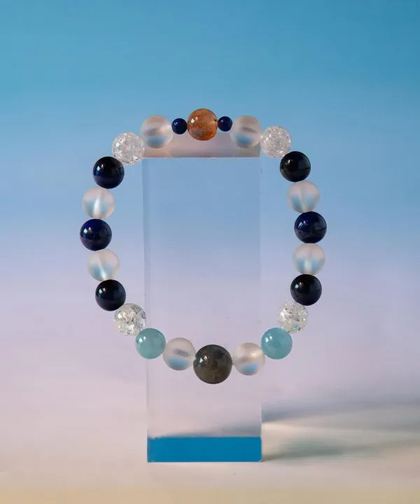 SOUTEN - Lapis Tiger Eye Bracelet