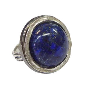 Sterling Silver 925 Ring set with Lapis / Turquoise / Onyx / Mother of Pearl