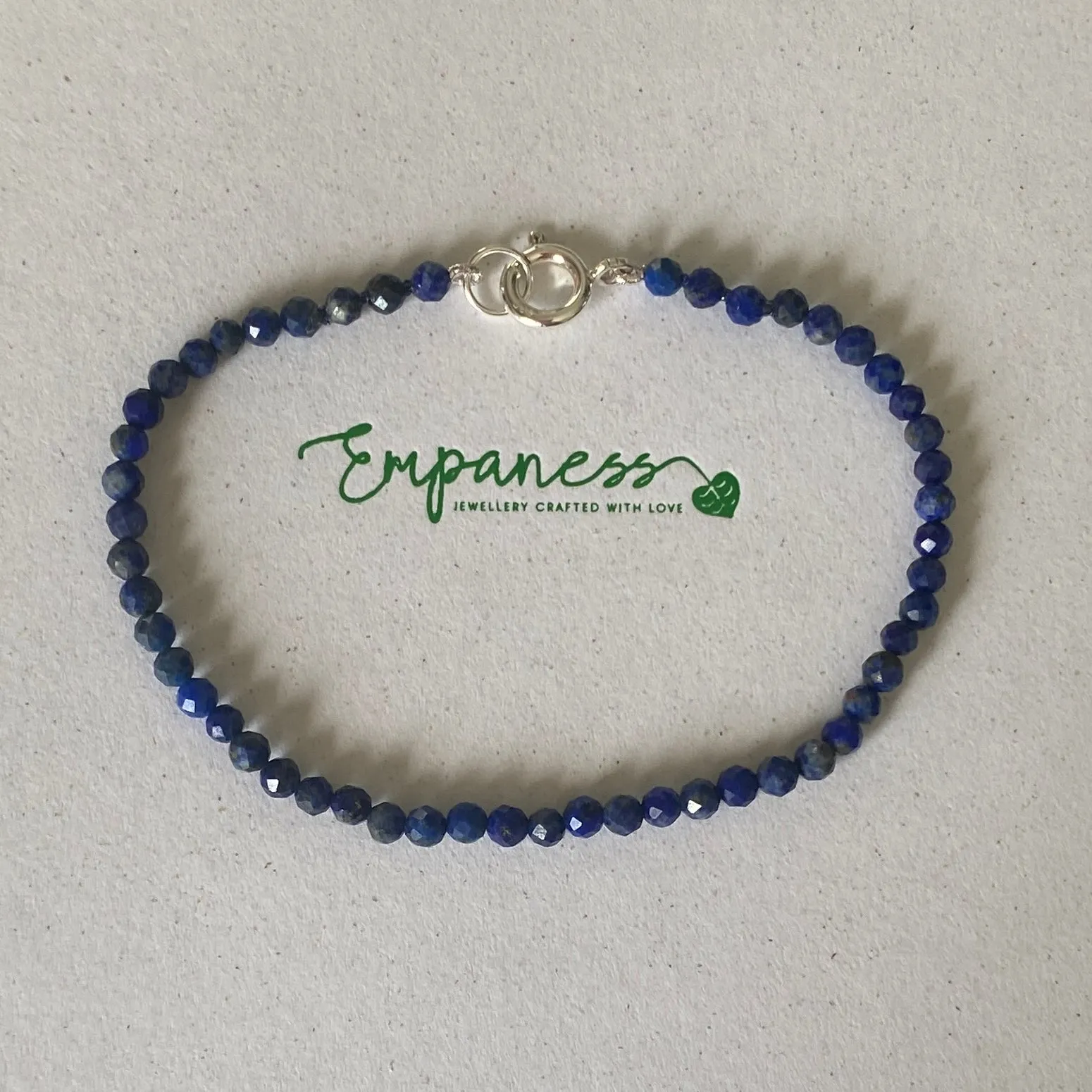 Sterling Silver Lapis Lazuli Bracelet