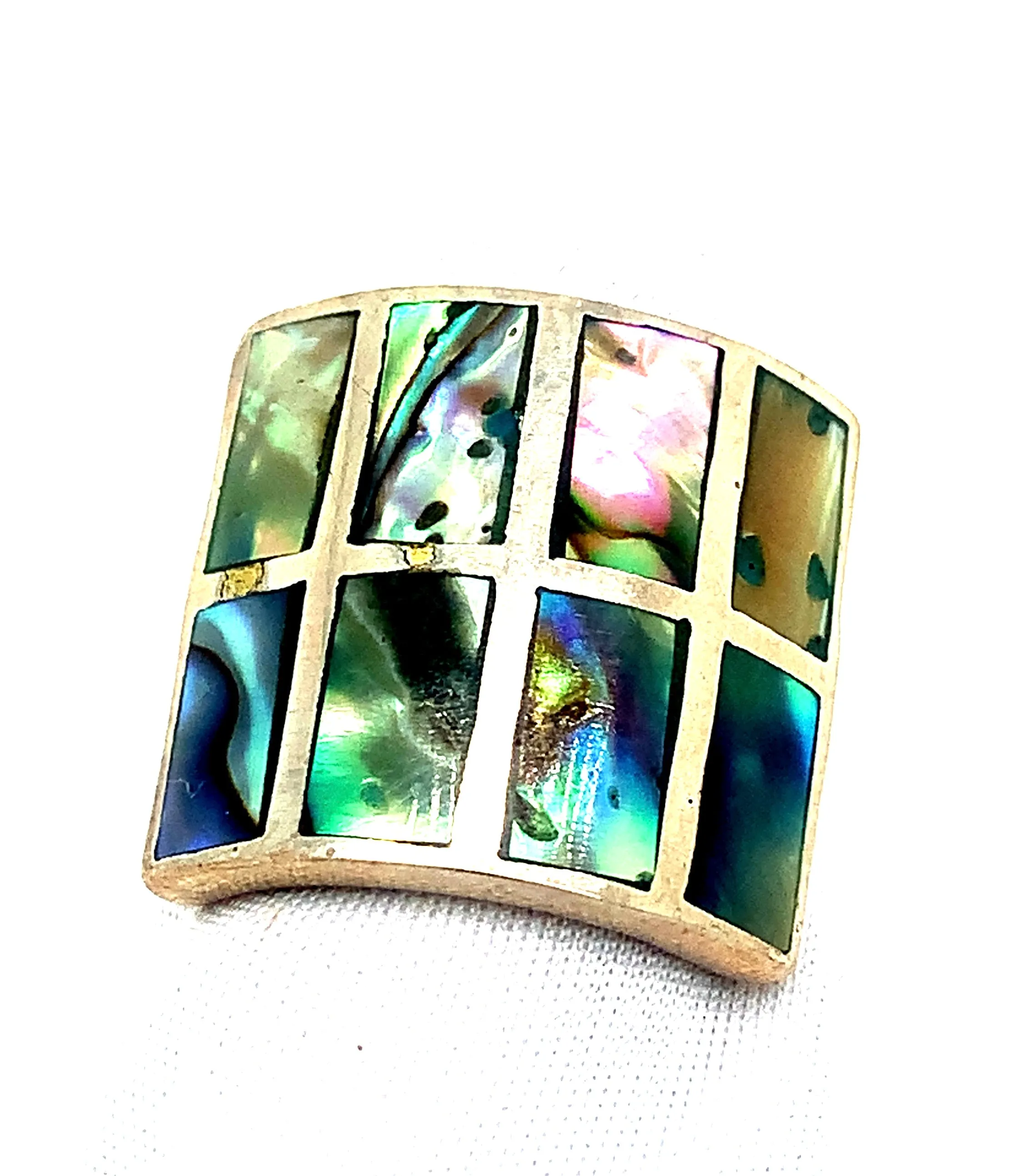 Sterling Silver Mother Of Pearl Ring