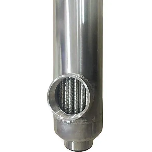 Swimming Pool Heat Exchanger - 85K Titanium Opposite Side 1" & 3/4" FPT