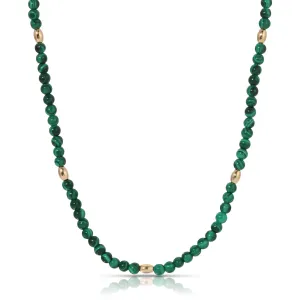 The Malachite Choker - Bali Beaded by Joy Dravecky