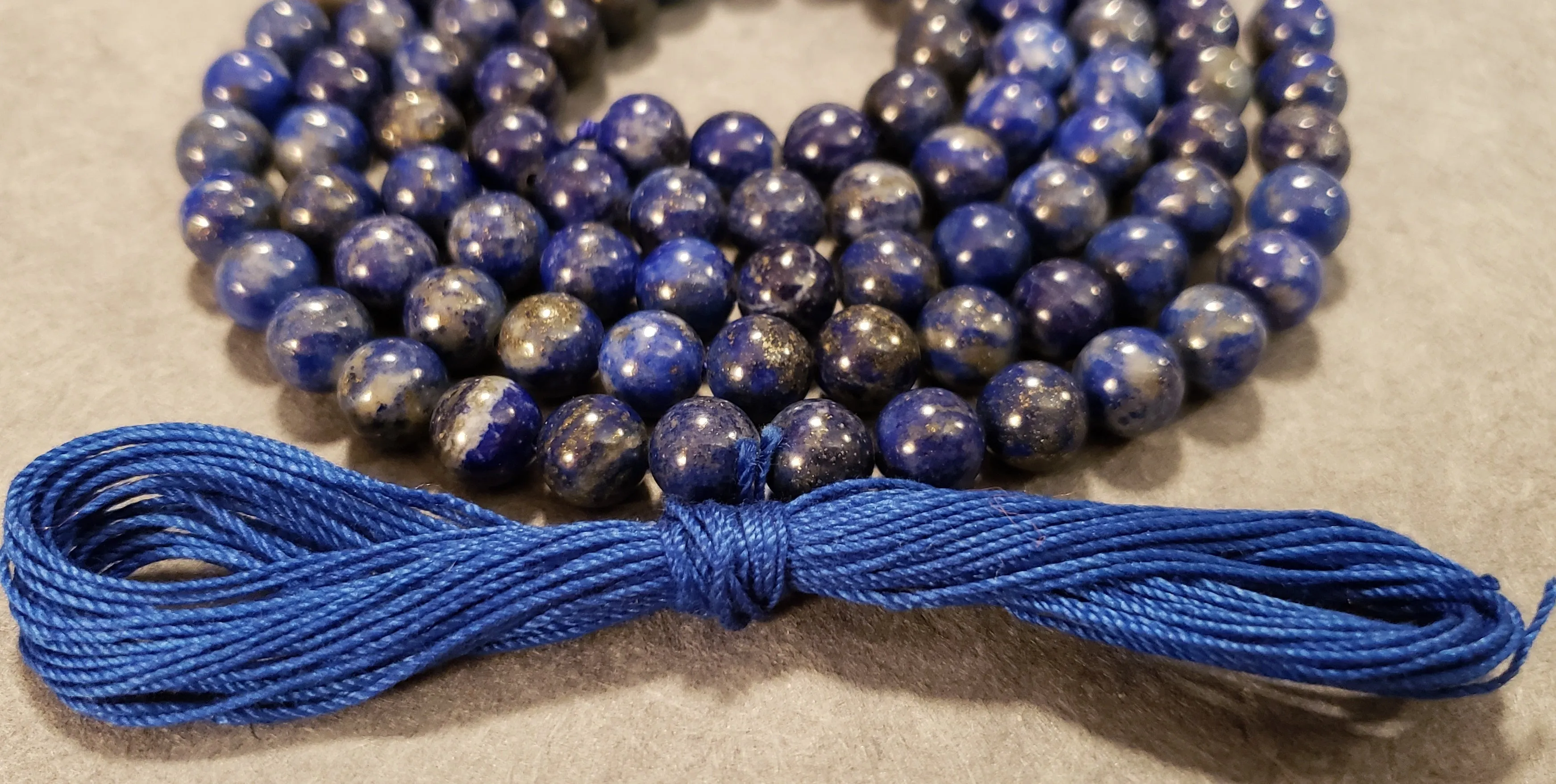 Throat Chakra Mala Kit - Lapis