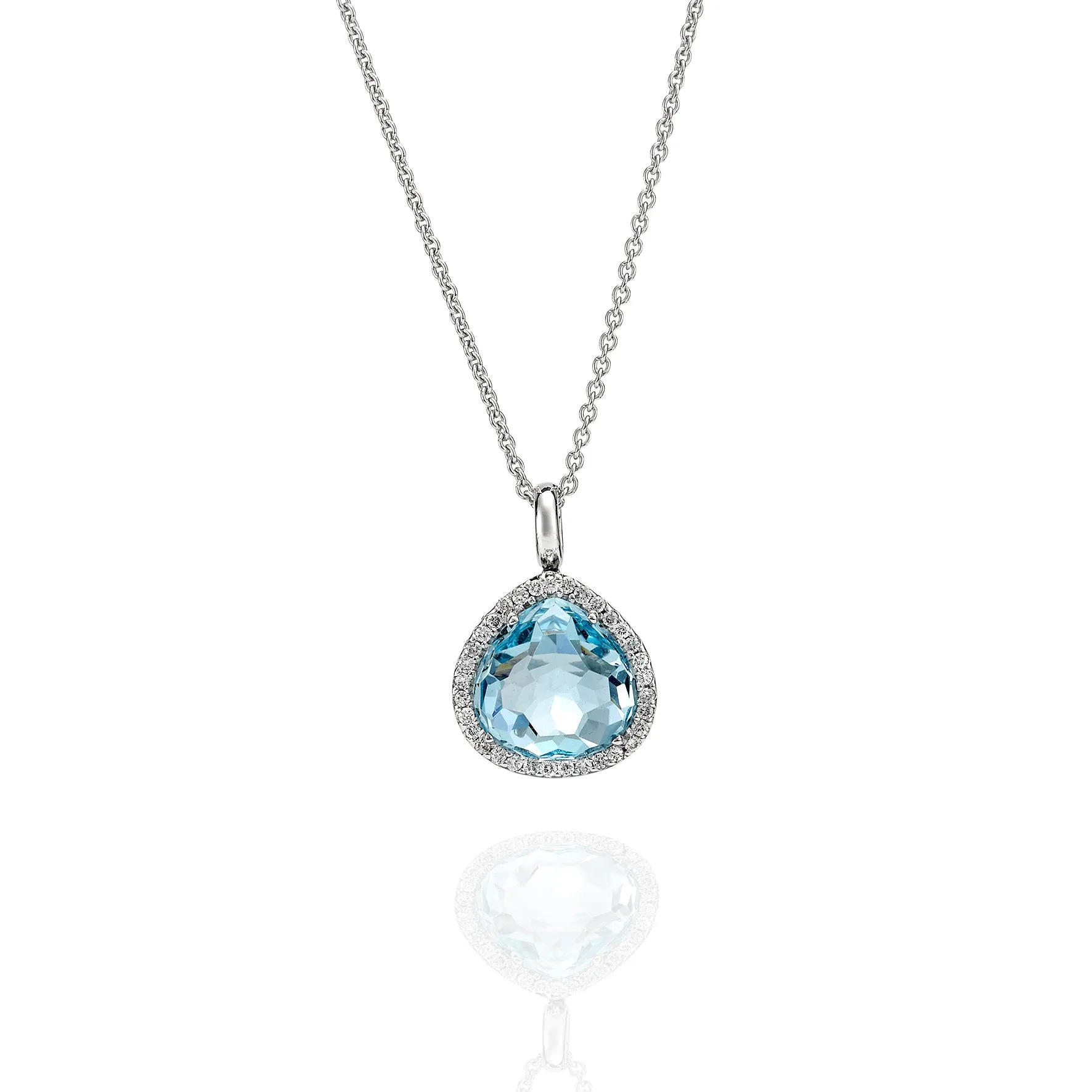 Topaz & Diamond Pendant