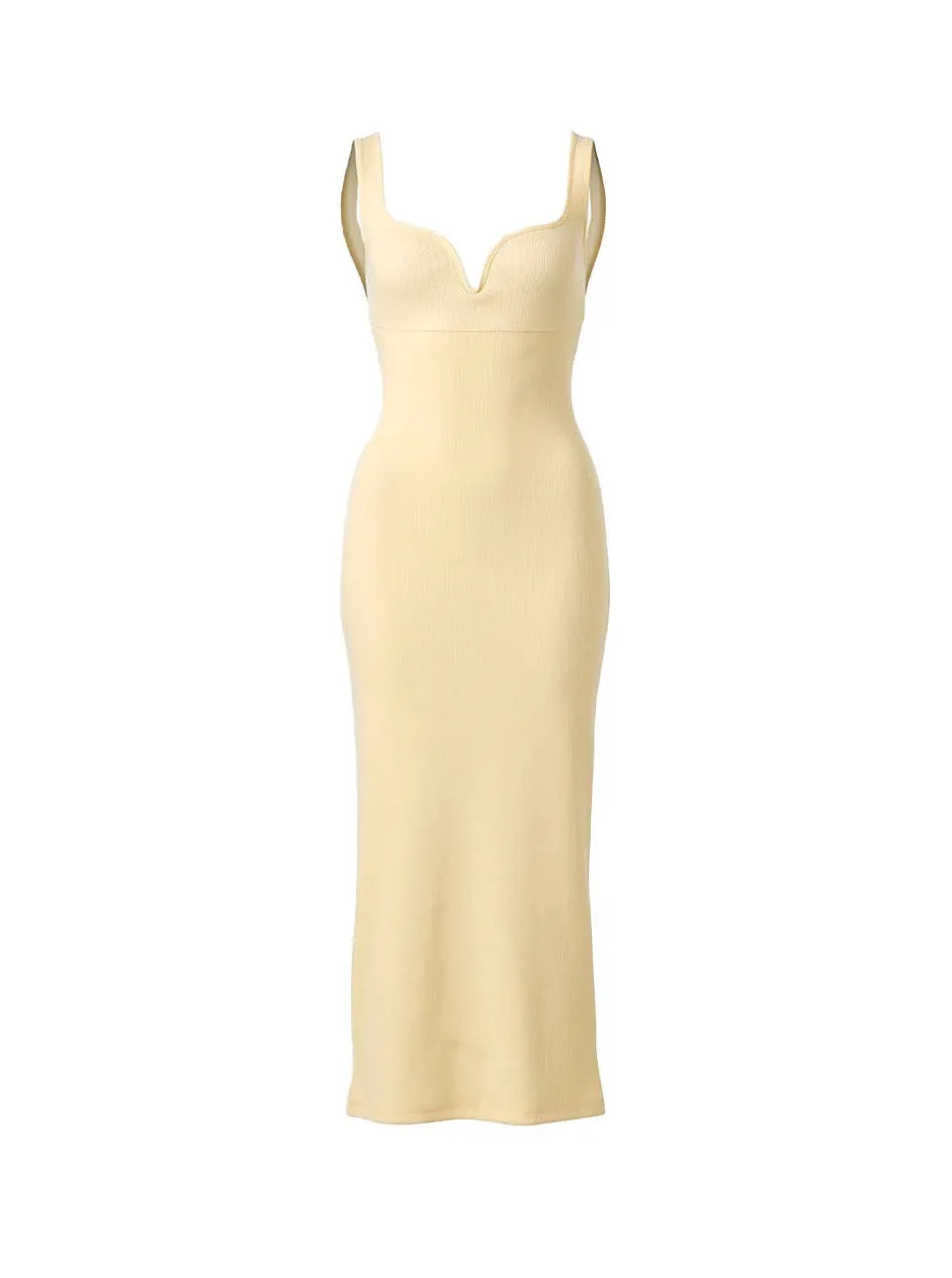 Viktoria & Woods Margarita Dress in Lemon Marle