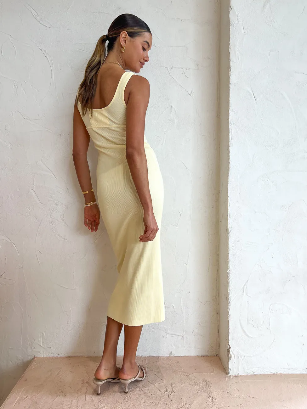 Viktoria & Woods Margarita Dress in Lemon Marle